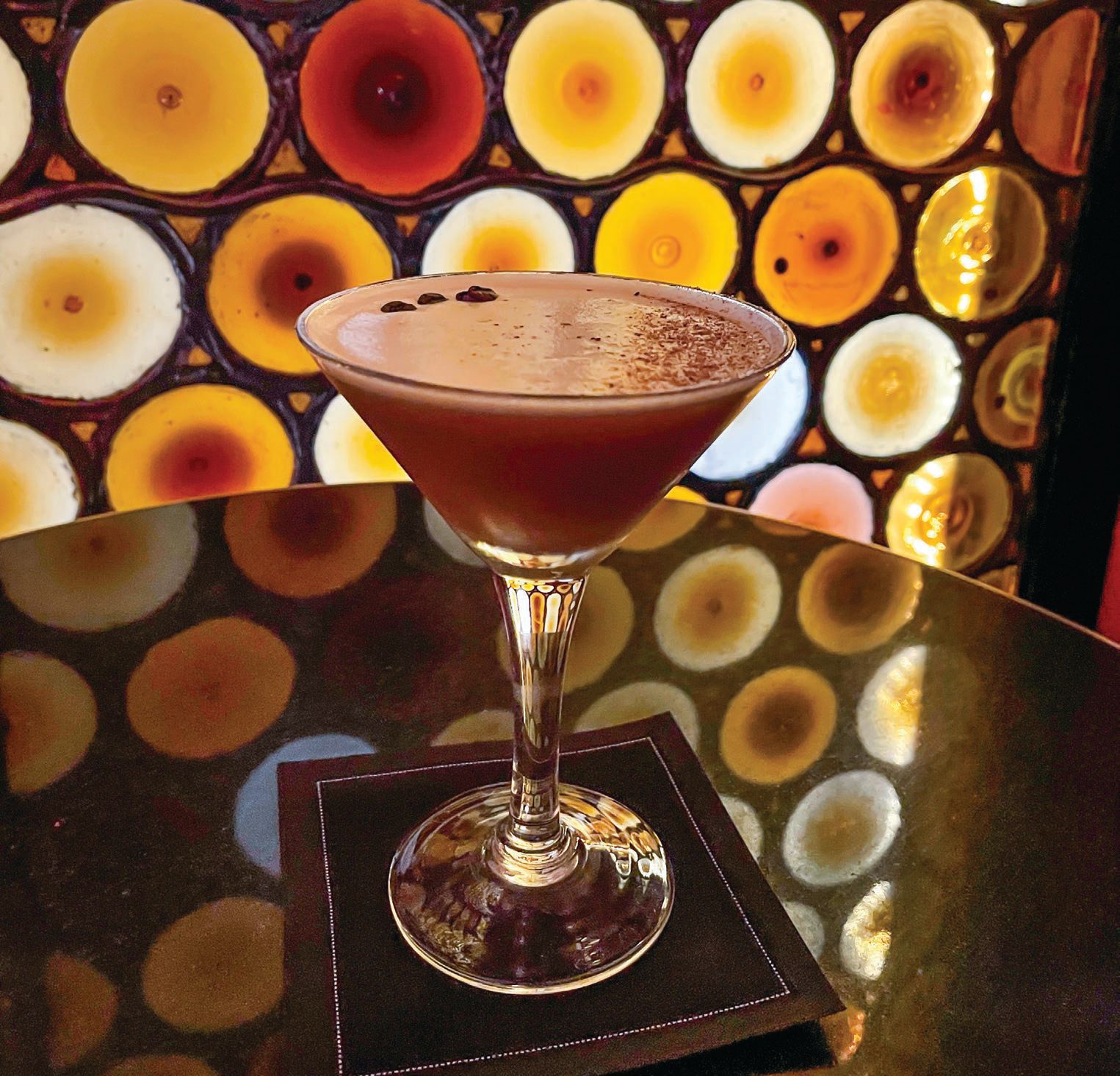 Head to The Mansion Bar for an expertly crafted coffee cocktail. PHOTO COURTESY OF ROSEWOOD MANSION ON TURTLE CREEK