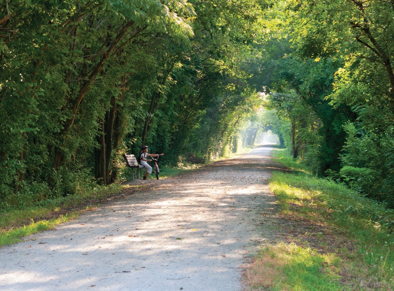 Soak in the sunshine on the Katy Trail this spring. PHOTO: BY ISTOCK.COM
